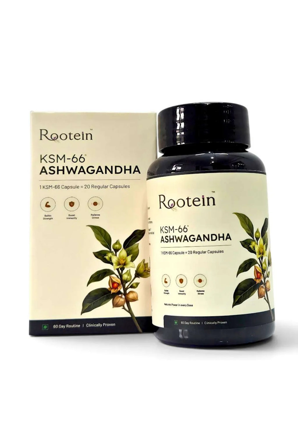 Rootein KSM-66 Ashwagandha Capsules