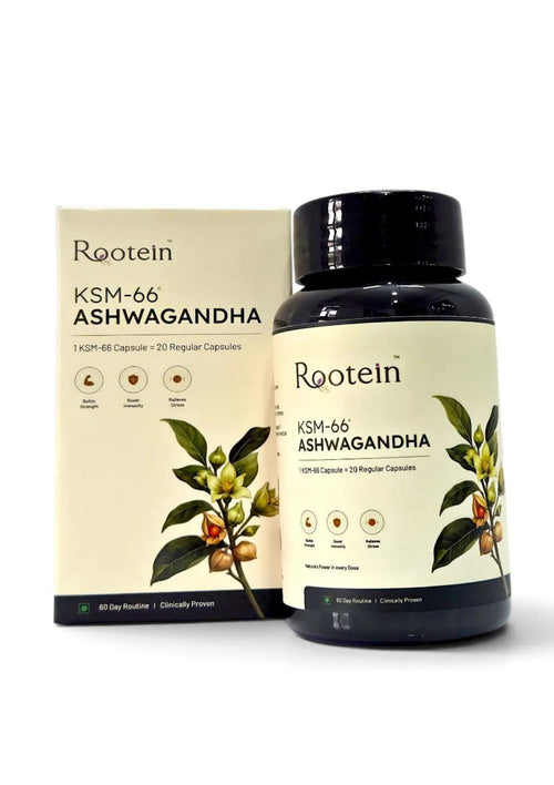 Rootein KSM-66 Ashwagandha Capsules