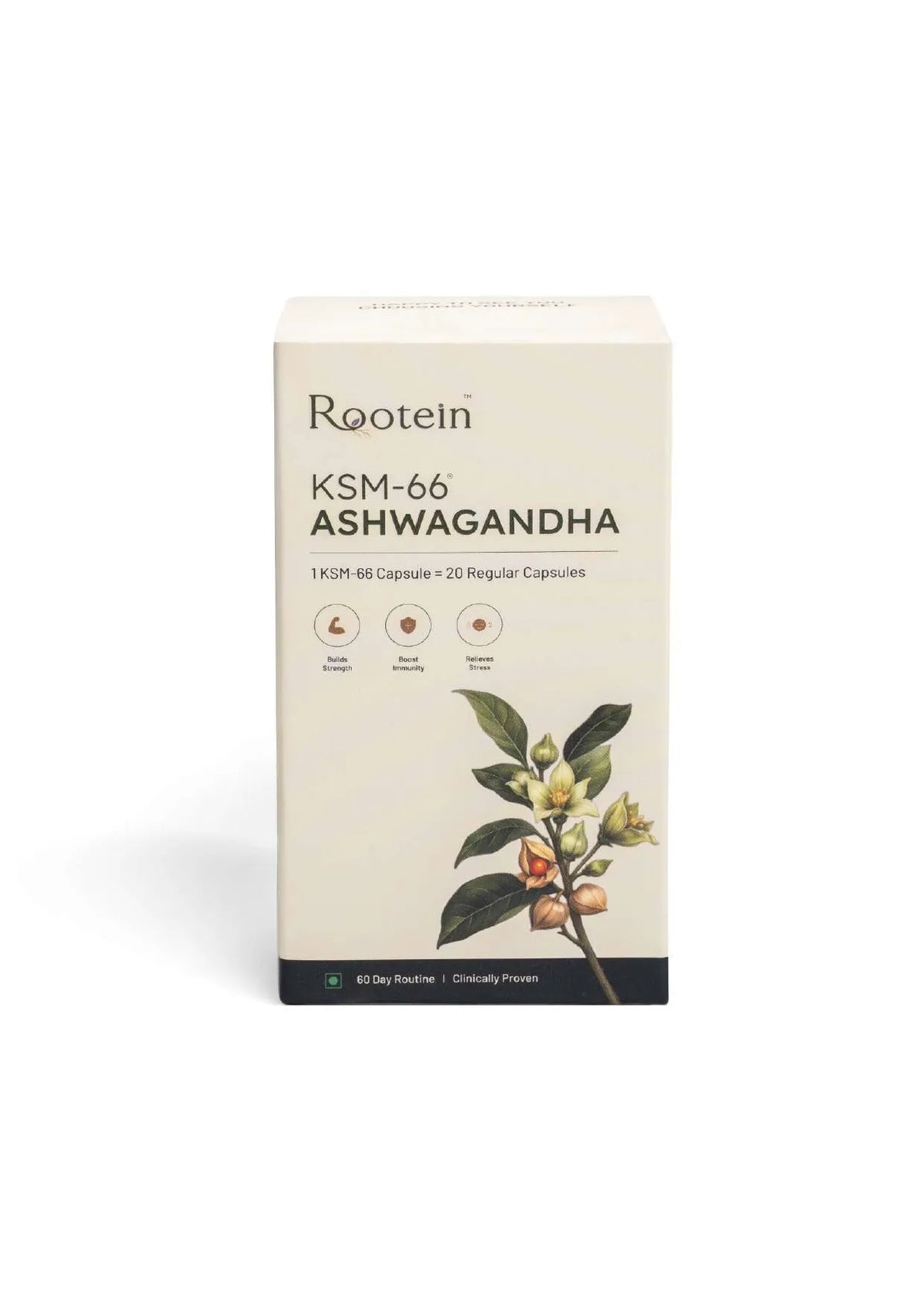 Rootein KSM-66 Ashwagandha Capsules