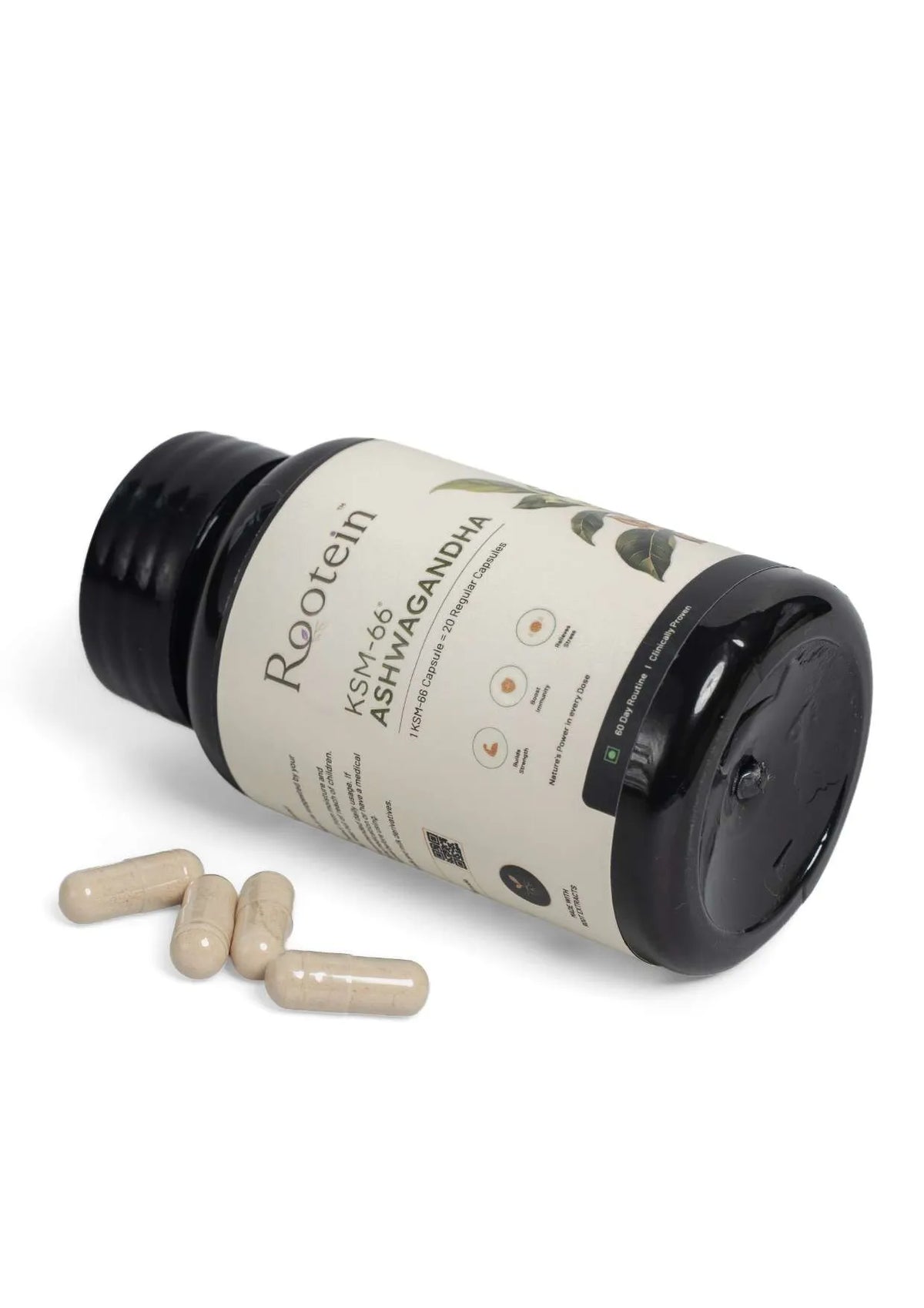 Rootein KSM-66 Ashwagandha Capsules