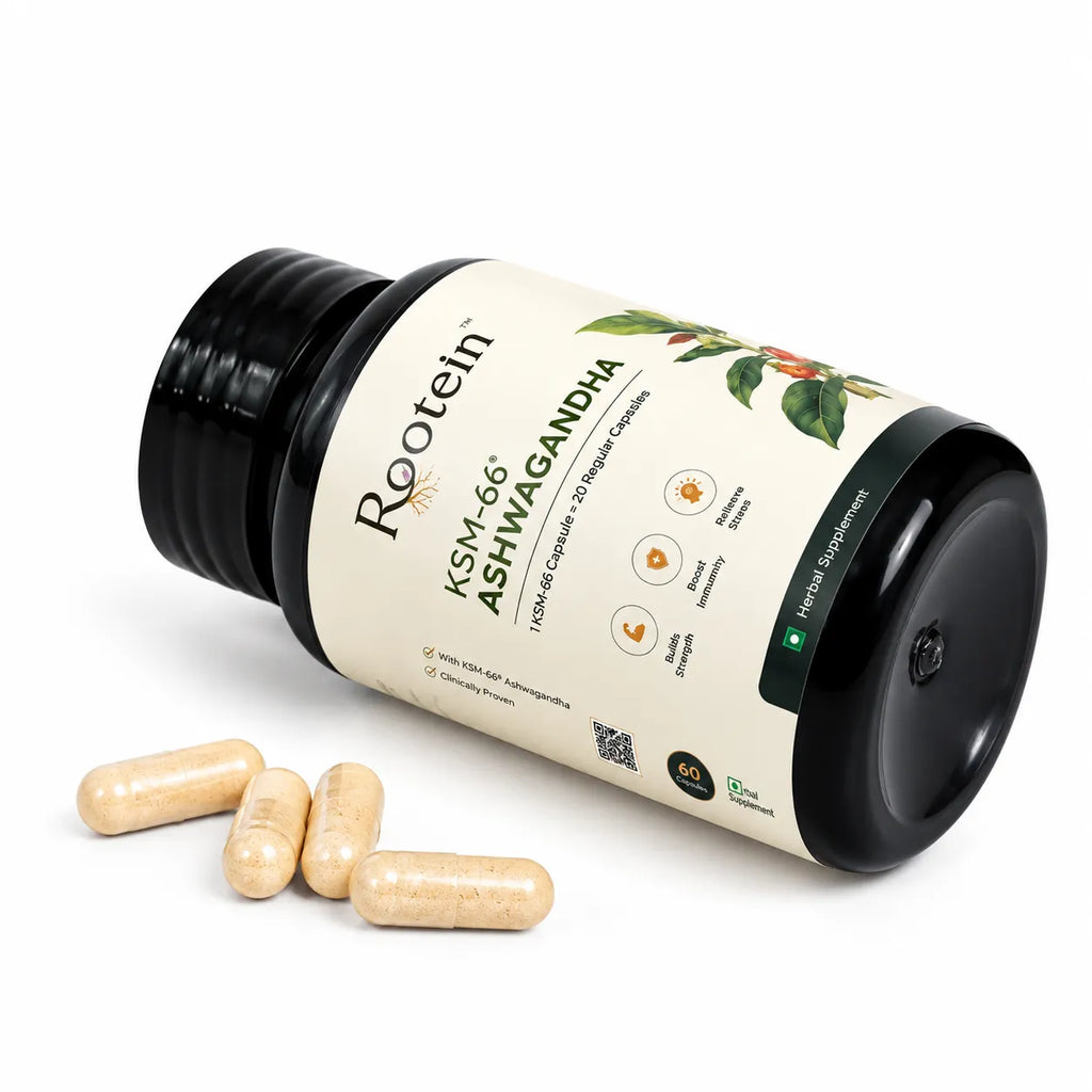Rootein KSM-66 Ashwagandha Capsules