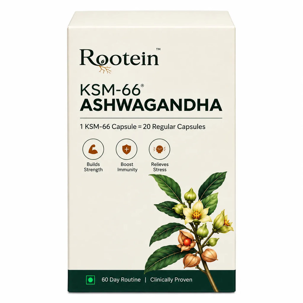 Rootein KSM-66 Ashwagandha Capsules